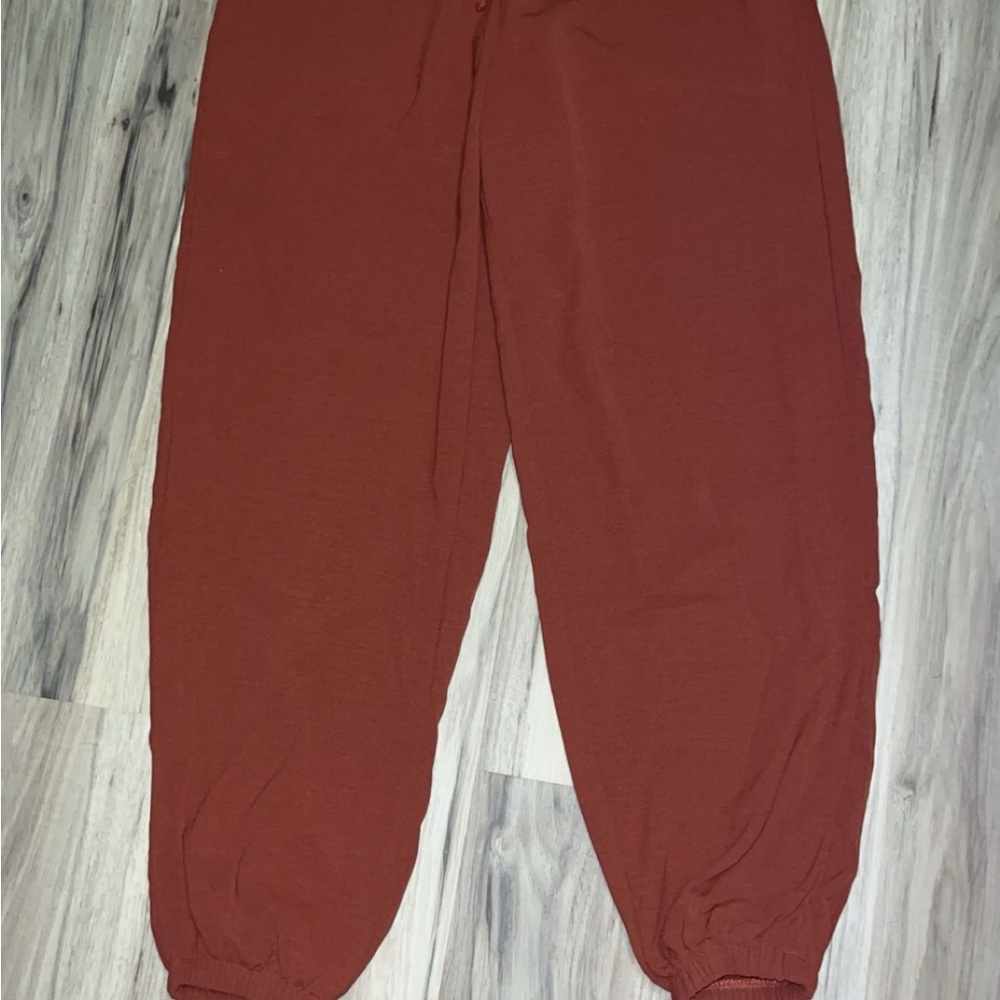 SHEIN Rust Track Pants